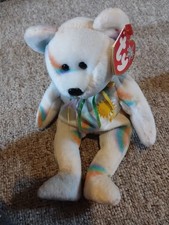 TY Beanie Babies CHEERY Rainbow Sunshine Teddyb&auml;r 2000