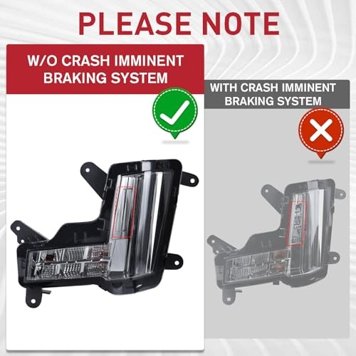LED Fog Light Turn Signal Light Left(Driver Side) W/O CRASH IMMINENT BRAKING - Picture 3 of 8