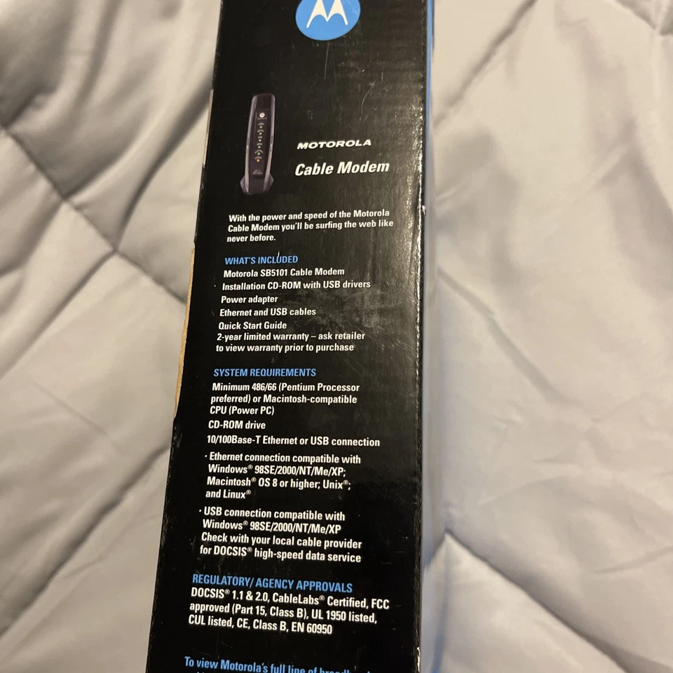 Motorola SB5101 DOCSIS 2.0 Cable Modem - Image 2 of 3