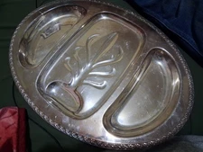 Vintage International Silver Co. Camelot Silver Plated Serving Plater