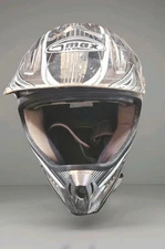 GMAX motorcycle Helmet  With Exchangable  Visors. LARGE Motocross 2x protection