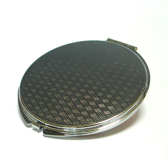 Mother of Pearl Art Red Butterfly Design Compact Cosmetic Makeup Handmade Mirror - Image 4 of 4