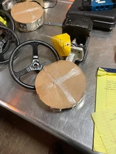 CRANE FLOWSEAL 4” WAFER VALVE, 04-1WA-22DTTG-3DJ, CLASS 150, 316SS, WORM GEAR