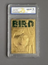 1997 BLEACHERS LARRY BIRD "LIMITED EDITION" WCG GEM 10 SIGNATURE 23KT GOLD CARD!