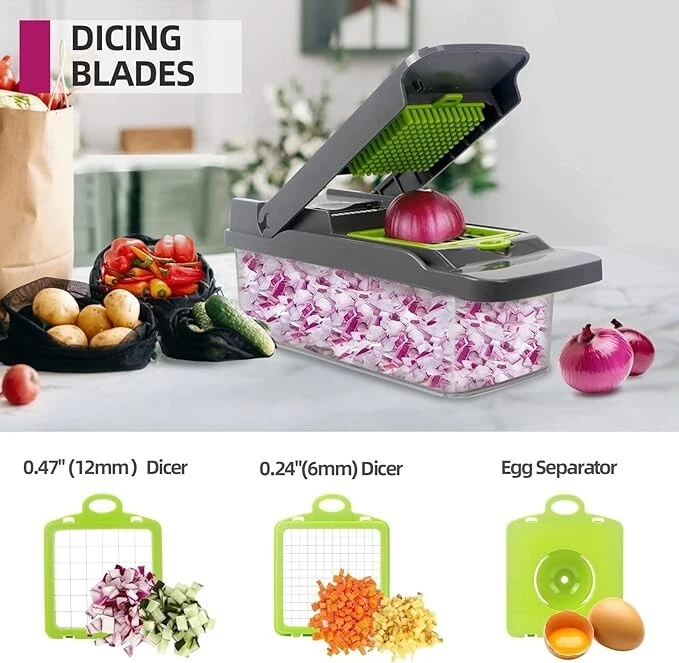 Vegetable Chopper Vegetable Cutter Mandoline Vegetable Slicer - Veggie Onion Pot