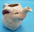 Vintage 1940s Shawnee Elephant Ceramic Milk Creamer/Small Pitcher 12oz. Glazed