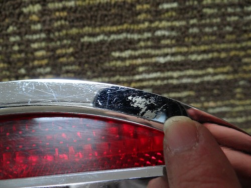 97 98 99 00 01 02 03 04 Chevy Corvette Driver Side Taillight Left LH OEM Chrome - Picture 2 of 5