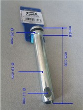 spina attacco trattore perno terzo punto 19 mm spinotto trattore rimorchio fresa