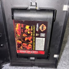 WWF Raw Sega Genesis  Cart & Box Tested Works