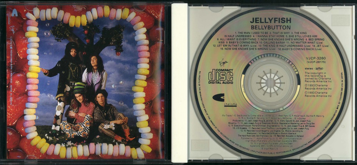 JELLYFISH-Bellybutton 16tracks Japan CD w/OBI | eBay