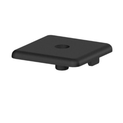 Abdeckkappe, 40x80mm, t=4mm, 2 Senkkopfschrauben M4x16, r=4mm