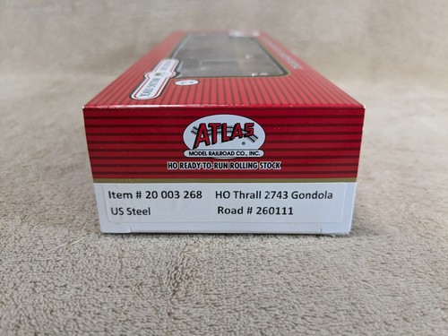 ATLAS HO RTR 20003268 Thrall 2743 Gondola US Steel 260111 NIB - Picture 5 of 18