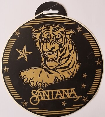 original big vintage Sticker - Rock Band ''Santana'' - 70`s / 80`s