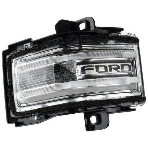 20 thru 22 Ford Super Duty LH Driver Turn Signal Lamp Lens Mirror w/ Spot Lamp