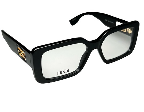 NEW FENDI EYEGLASSES FE50002I 054 WOMEN SQUARE HAVANA EYEWEAR