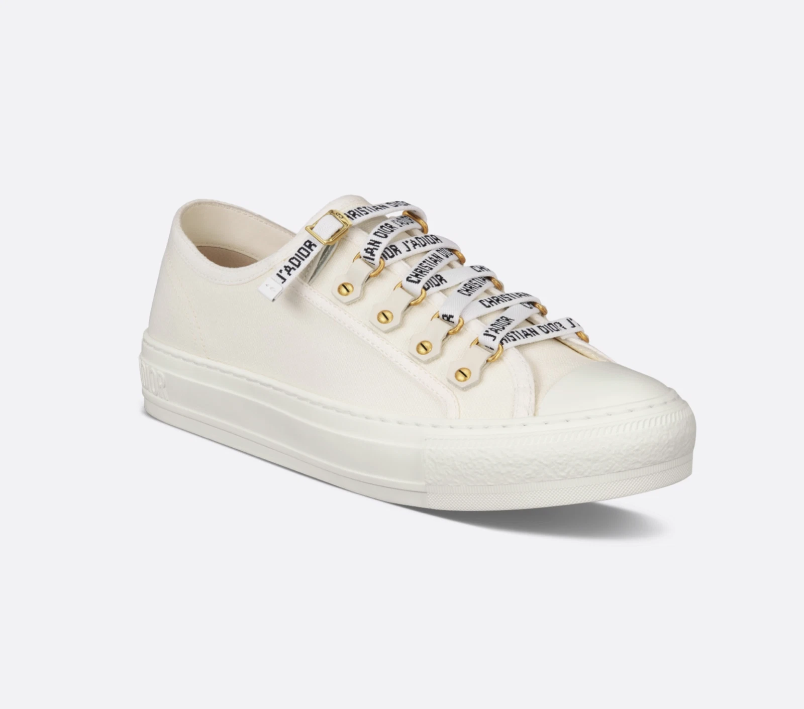 Baskets en toile blanche Christian Dior Walk'n'Dior Dior J'Adior 38 US8 UK5