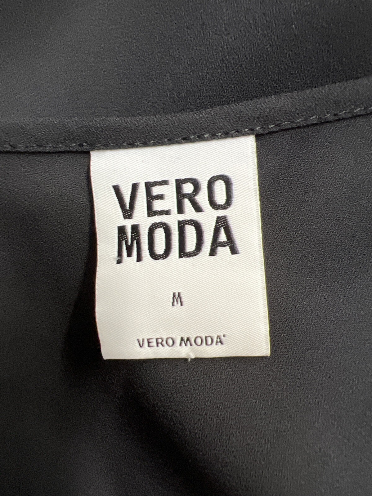 Vero Moda Women’s Black Dress Size Medium Flapper Pleated Whimsigoth Gatsby LBD