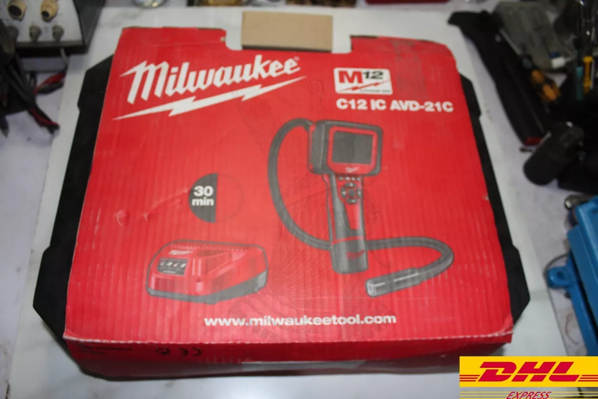 Milwaukee C12 IC AVD Inspection Camera Set 12V LI ION HEAVY DUTY 4933416670
