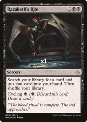 Razaketh's Rite - Hour of Devastation #74 Uncommon