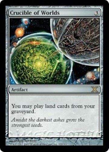 CRUCIBLE OF WORLDS Tenth Edition MTG Artifact RARE - Picture 1 of 1