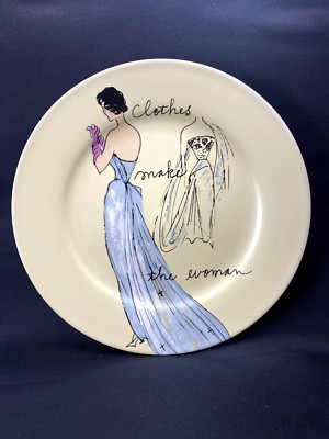 Rosanna Fashion 8in Plate  Clothes Make The Woman   French Designs