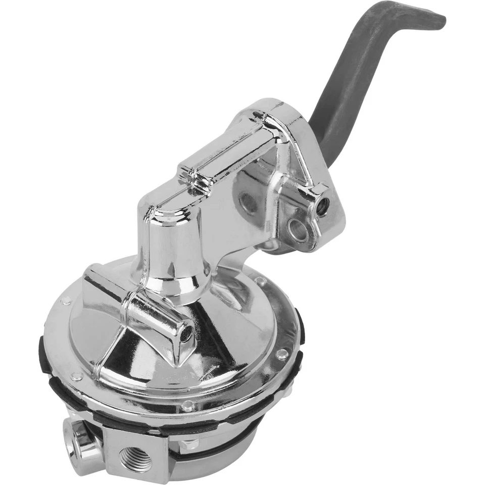 Mechanical Fuel Pump, 80 GPH, 6 PSI, Chrome, Fits Pontiac 301-455 - Image 2 of 4