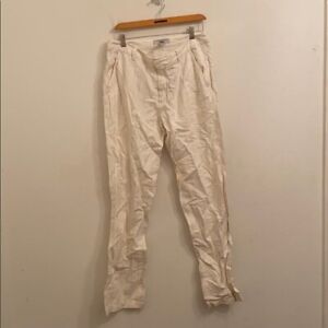 linen pants zara