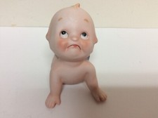 Vintage 1960  s Lefton Pouting Kewpie Porcelain Figurine KW228