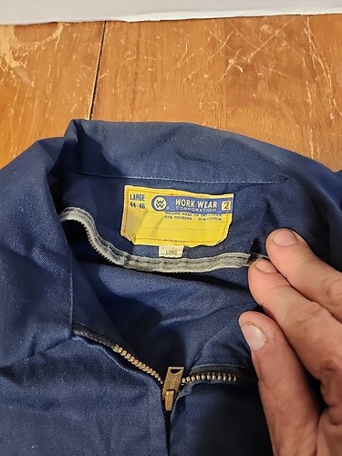 Vintage 70s NW Airlines Chief Ground Service Work Jacket No Liner Large 44-46 - Picture 3 of 8