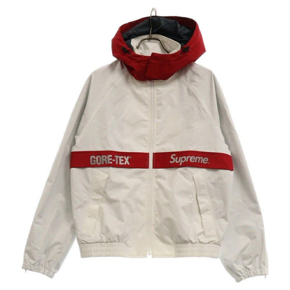 Veste de cour Gore Tex à capuche zippée nylon Supreme taille S 18Aw FkF09