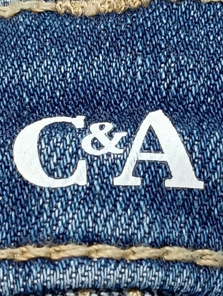 C&A Vaquero de talle alto Mujeres Vaquero Talla EU 42 azul look casual - Imagen 4 de 4