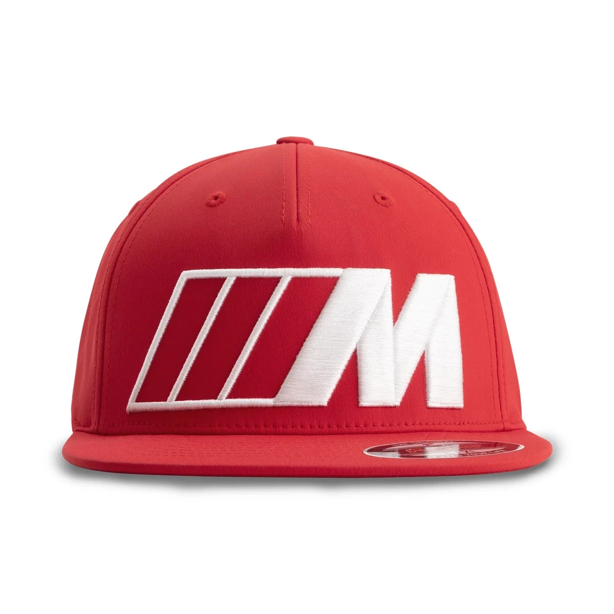 NEW BMW M BASEBALL CAP RED FLAT BRIM HAT ADJUSTABLE UNISEX 80165b81100