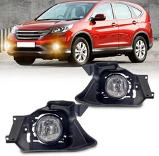 Fog Lights Assembly Compatible With HONDA CR-V 2012-2014 Included Switch And ...