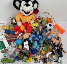 Bottom of Toy Box VTG - Modern Boys Mixed Lot WCW MOTU Power Rangers Die Cast