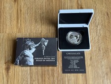 Limitierte 1 Oz Silber Proof M&uuml;nze Medusas Head 2021 Scottsdale Mint 999 Silber