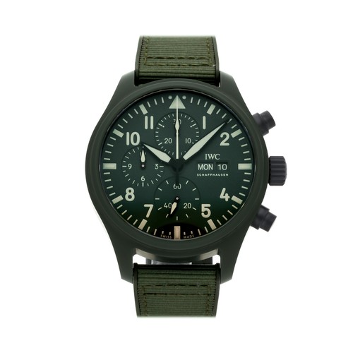 IWC Pilot's Watches IW389106 44.5 mm Green Dial