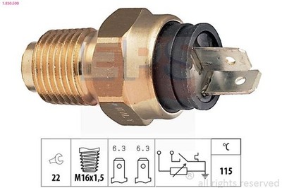 EPS 1.830.500 Sensor, Kühlmitteltemperatur passend für FIAT LANCIA