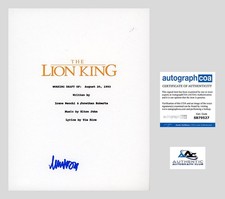 MATTHEW BRODERICK AUTOGRAPH SIGNED THE LION KING MOVIE SCRIPT ACOA COA