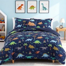 Boys Comforter Sets Full Size - 4 Pieces Dinosaur Bedding Full Bedding Set ...