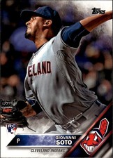 2016 Topps #692 Giovanni Soto Cleveland Indians Rookie
