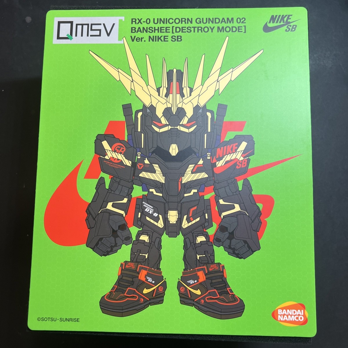 Bandai Gundam x Nike SB Unicorn QMSV RX-0 Banshee 02 Destroy Mode