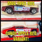 vTg *VARIANT* Mattel Hot Wheels Snake Mongoose 25th Anniv Funny Car FC MOC NOS