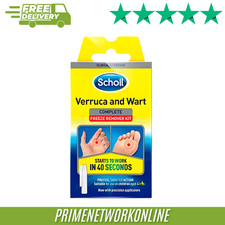 Scholl Verruca and Wart Complete Freeze Remover Kit 80ml/53g 100% ORIGINAL ⭐⭐⭐⭐⭐