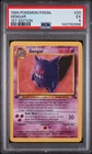 1999 POKEMON FOSSIL 1ST EDITION #20 GENGAR PSA 5