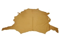 Brown Orange Leather Hide Upholstery Full Cow Hide 50 Square Feet Stunning