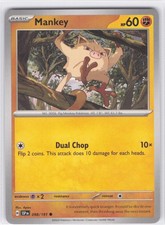 2024 Mankey Common SV08: Surging Sparks 098/191 NM Normal LP-NM