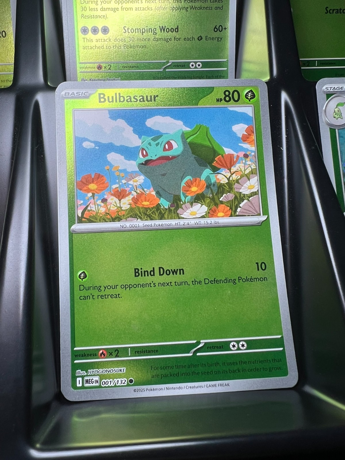 Bulbasaur 001/132 Me01: Mega Evolution Reverse Holo