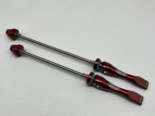 Hadley Racing USA Made - Red Quick Release Set - 100mm/130mm - Titanium Rods