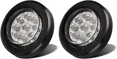 Pair 2'' Clear/Red Flush Mount Mini-Reflex Side Mark Color: 2*Red with grommets