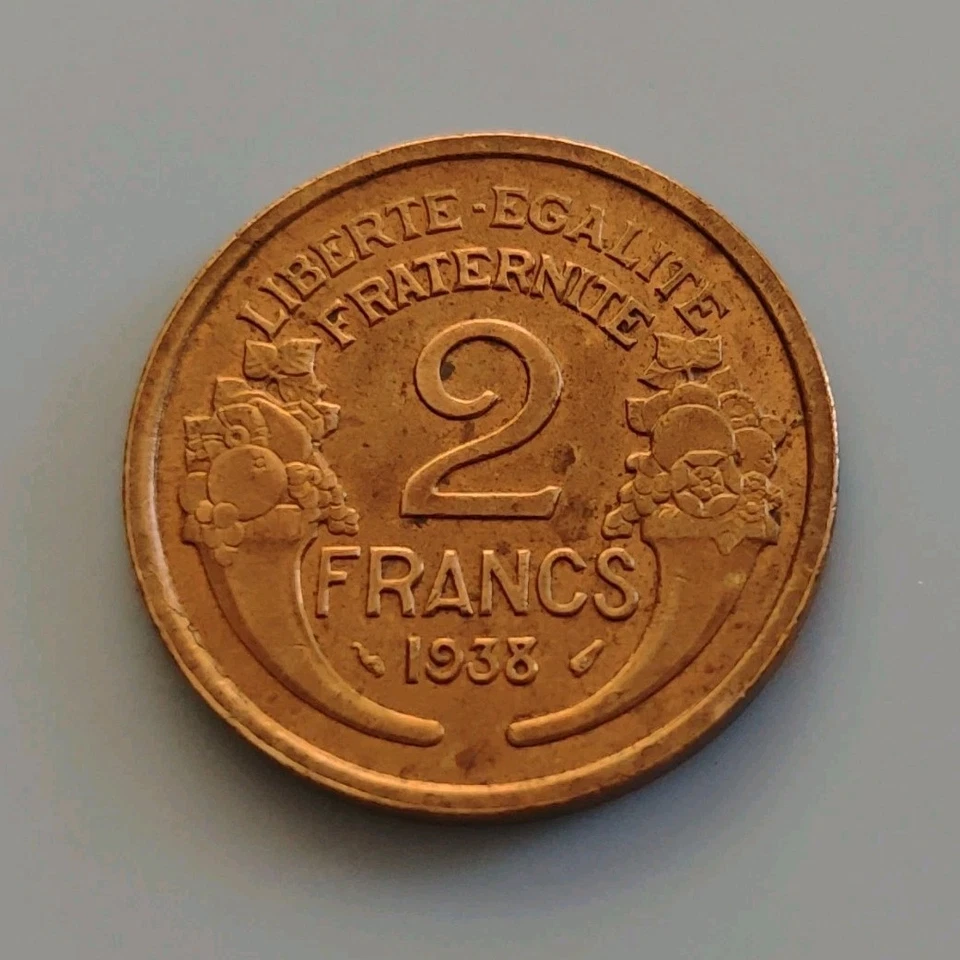 France 2 Francs Marianne République Française 1938 1983 Période 1901-1999 - Photo 1/2